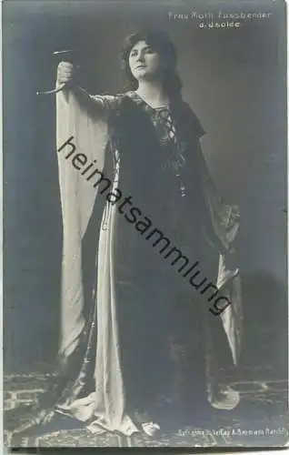 Zdenka Mottl-Fassbender als Isolde - tschechisch-deutsche Opernsängerin (Sopran) - Foto-AK