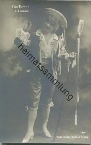 Margarete Preuse-Matzenauer als Brangäne - Opernsängerin (Altistin - Sopranistin) - Foto-AK - Verlag Emil Schwalb Berlin