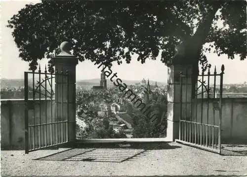 Bern - Ausblick vom Rosengarten - Foto-AK Grossformat gel. 1963