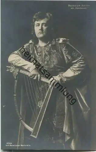 Heinrich R. Knote als Tannhäuser - Deutscher Opernsänger (Tenor) - Foto-AK - Verlag Herm. Leiser Berlin