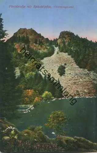 Fischbödle - Spitzköpfe - Feldpost - Verlag Emil Hartmann Strassburg - Briefstempel