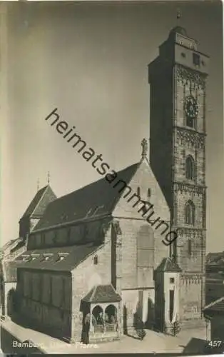 Bamberg - Obere Pfarre - Foto-Ansichtskarte ca. 1930 - Verlag J. H. St.