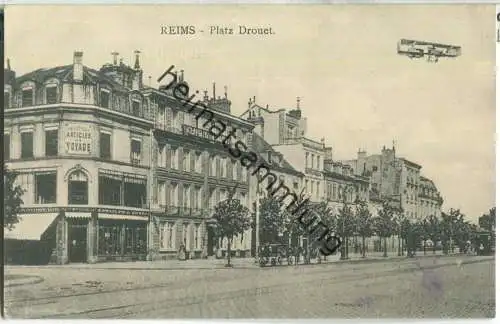 Reims - Platz Drouet - Verlag August Kremser Leipzig - Feldpost