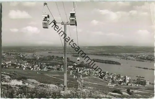 Rüdesheim - Kabinenbahn - Foto-Ansichtskarte - Verlag Cramers Kunstanstalt Dortmund