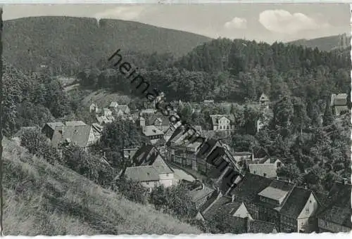 Bad Grund - Blick vom Gittelder Berg - Foto-Ansichtskarte - Verlag Lederbogen Goslar