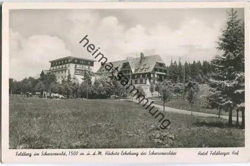 Hotel Feldberger Hof - Foto-Ansichtskarte - Verlag Mayer & Schladerer Feldberg