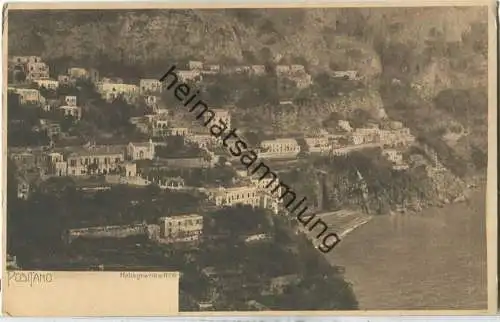 Positano - Gesamtansicht - Verlag E. Mahler Rothenburg ca. 1900