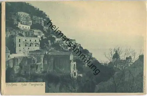 Positano - Hotel Margherita - Verlag E. Mahler Rothenburg ca. 1900