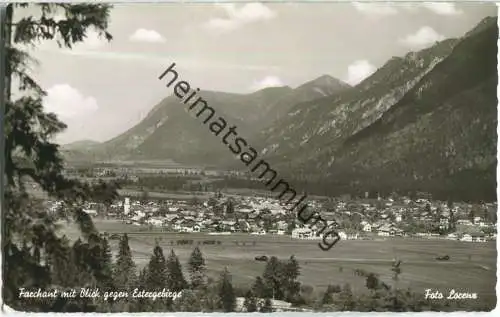 Farchant gegen Estergebirge - Foto-AK 50er Jahre - Verlag M. Lorenz Farchant