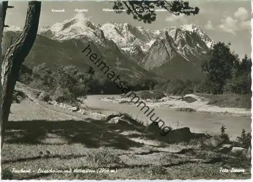 Farchant - Loisachauen - Foto-AK Grossformat 50er Jahre - Verlag M. Lorenz Farchant