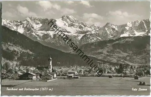 Farchant - Dreitorspitze - Foto-AK 50er Jahre - Verlag M. Lorenz Farchant