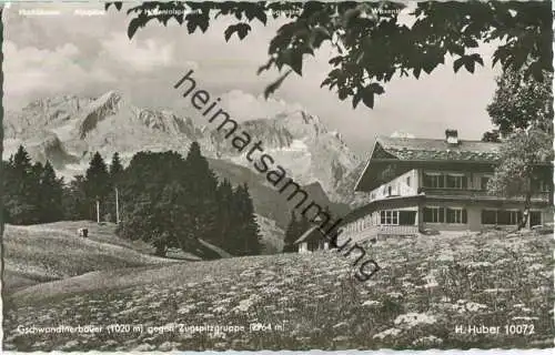 Gschwandtnerbauer - Foto-Ansichtskarte ca. 1960 - Verlag Hans Huber Garmisch-Partenkirchen