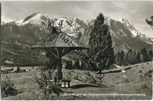Kramerplateauweg - Foto-AK ca. 1960 - Verlag Photo Beckert Garmisch-Partenkirchen