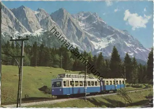 Bayrische Zugspitzbahn - Foto-AK Grossformat 50er Jahre - Verlag Huber Garmisch-Partenkirchen