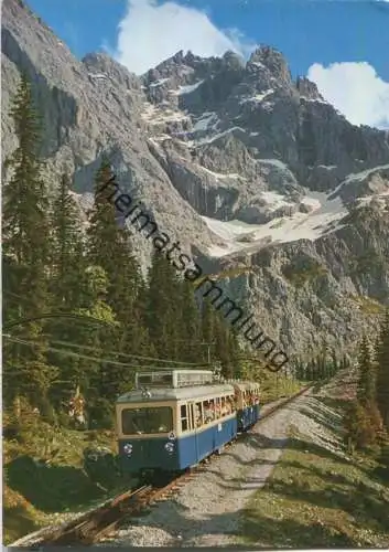 Bayrische Zugspitzbahn - Foto-AK Grossformat 50er Jahre - Verlag Bücheler Garmisch-Partenkirchen
