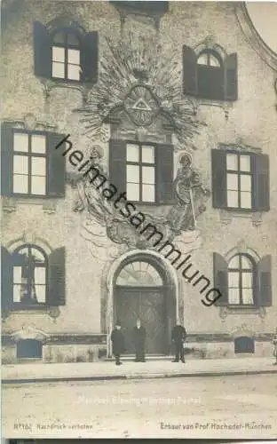 München - Giesing - Pfarrhof - erbaut von Prof. Hocheder München - Verlag Robert von der Burg Durlach 1906