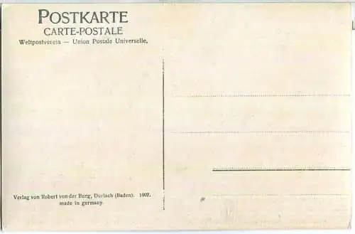 Wien - Villenkolonie Hohe Warte - Architekt: Prof. Jos. Hoffmann Wien - Verlag Robert von der Burg Durlach 1907