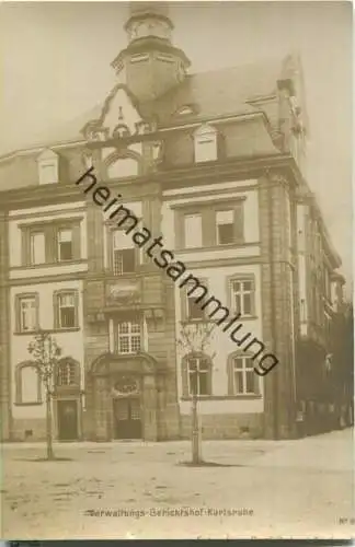 Karlsruhe - Verwaltungs-Gerichtshof - AK ca. 1905