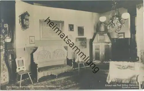 Karlsruhe - Haus Billing - Eisenlohrstrasse Speisezimmer - Erbaut von Professor Billing Karlsruhe