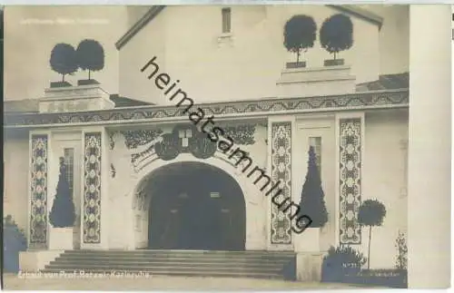 Karlsruhe - Jubiläums-Halle - Erbaut von Professor Ratzel Karlsruhe - Verlag Robert von der Burg Durlach 1905