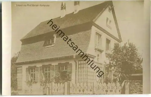 Karlsruhe - Haus - Erbaut von Professor Ratzel Karlsruhe