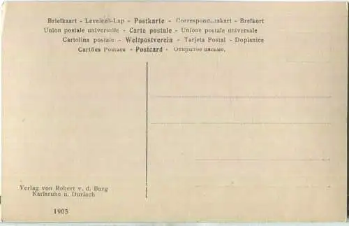 Mainz - Volksbank - Erbaut von Professor Ratzel Karlsruhe - Verlag Robert von der Burg Durlach 1905