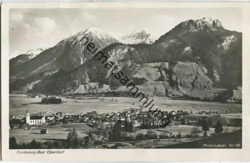 Hindelang - Bad Oberdorf - Foto-Ansichtskarte - Verlag Letzer Hindlang