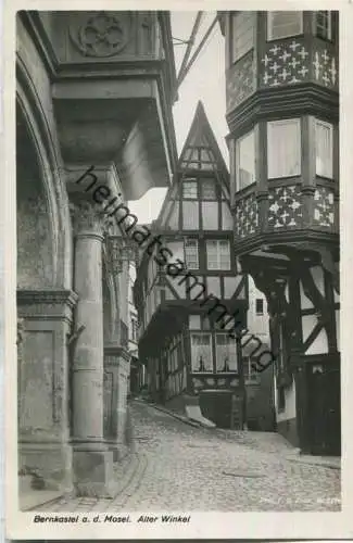 Bernkastel - Alter Winkel - Foto-Ansichtskarte - Verlag F. G. Zeitz Königssee