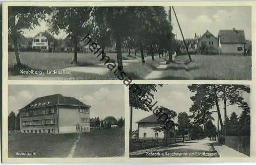 Neubiberg - Lindenallee - Schule - Handlung E. Mittermeier - Verlag August Zerle München