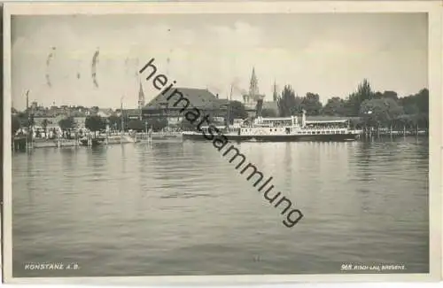 Konstanz - Fahrgastschiff - Foto-Ansichtskarte - Verlag C. Risch-Lau Bregenz
