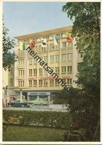 Basel - Hotel Excelsior - Besitzer Familie Heinz Blaser - Aeschengraben 13 - AK Grossformat - Verlag J. Kleiner Bern