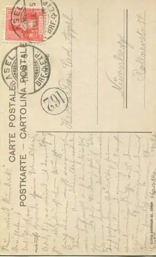 Basel - Käppeli auf der neuen Rheinbrücke - Edition Photoglob Co. Zürich