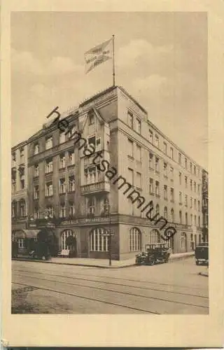 Berlin W 8 - Hotel Weisses Haus - J. B. Torlotting - Krausenstr. 1 - Verlag Zander & Labisch Berlin