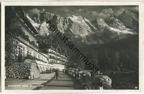 Eibseehotel - Waxensteine - Foto-Ansichtskarte - Verlag Curt Rietzschel Garmisch