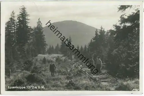 Lusenkuppe - Foto-Ansichtskarte - Verlag E. Müller Freyung