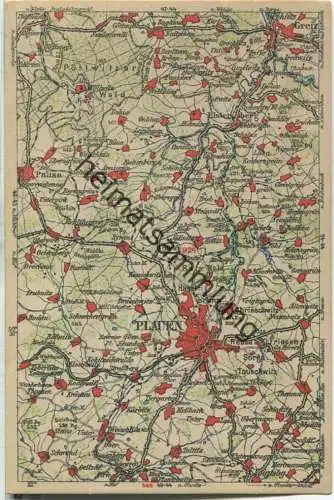 Wona-Landkarten-Ansichtskarte 49-44 - Plauen - Verlag Wona Königswartha