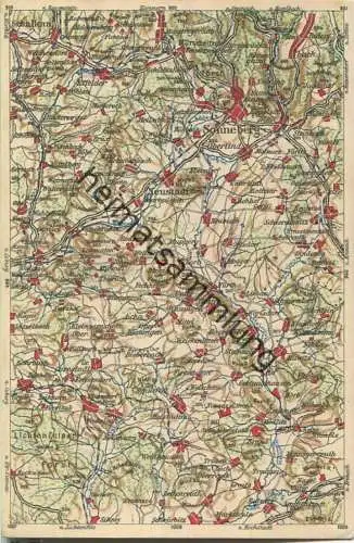 Wona-Landkarten-Ansichtskarte 1008 - Sonneberg - Verlag Wona Königswartha