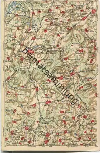 Wona-Landkarten-Ansichtskarte 968 - Schleiz - Verlag Wona Königswartha