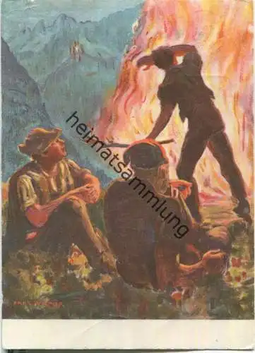 Bundesfeierkarte 1943 - Für die berufliche Förderung unserer Jugend - Verlag Kummerly & Frey Bern