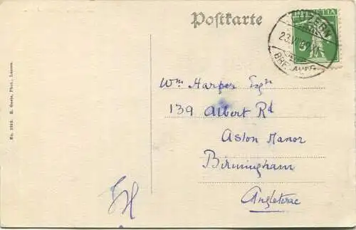 Luzern - Nationalquai - Verlag E. Goetz Luzern gel. 1909