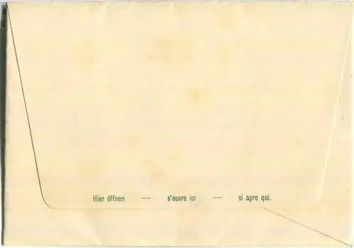 Ausstellungsbrief - Nationale Briefmarkenausstellung Bern 1914 - Helvetia-Brustbild 10 Cts. rot