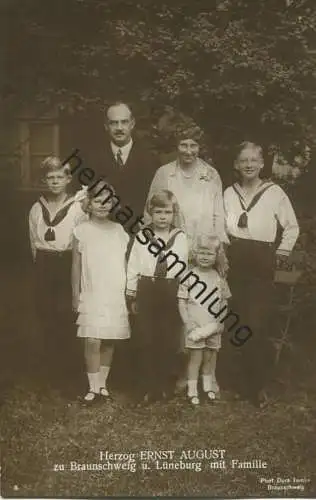 Herzog Ernst August zu Braunschweig und Lüneburg mit Familie - Verlag Dora Tanke Braunschweig