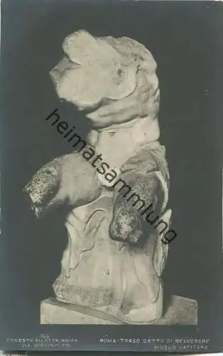 Roma - Museo Vaticano - Torso Detto Di Belivedere - Ernesto Richter