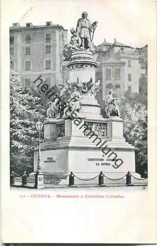 Genua - Genova - Monumento a Cristoforo Colombo