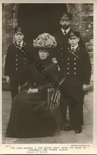 Vereinigtes Königreich - King George V. and Queen Mary Duke of Cornwall and Prince Albert Prince of Wales