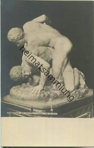 Firenze - Galleria dell' Uffizi. - I Lottatori visti dal dorso