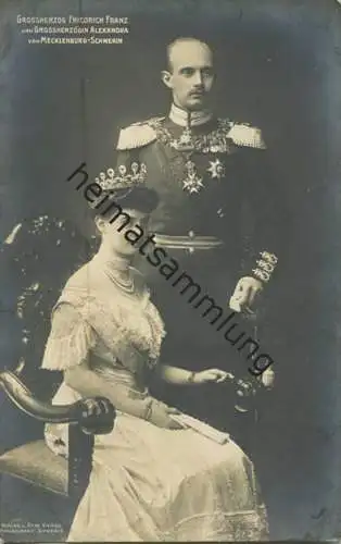 Großherzog Friedrich Franz und Grossherzogin Alexandra von Mecklenburg-Schwerin - Verlag Otto Vieweg Schwerin