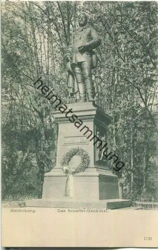 Heidelberg - Scheffel-Denkmal - Verlag Edm. von König Heidelberg