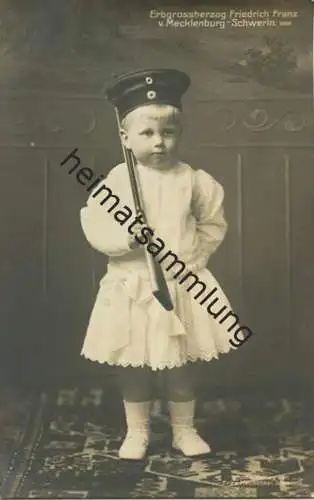 Erbgroßherzog Friedrich Franz von Mecklenburg-Schwerin - Verlag Fritz Heuschkel Schwerin