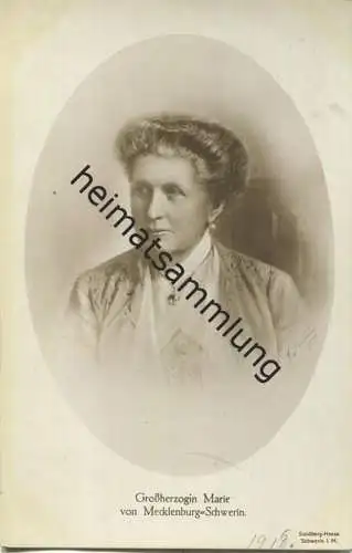 Großherzogin Marie von Mecklenburg-Schwerin - Verlag Sandberg-Heese Schwerin